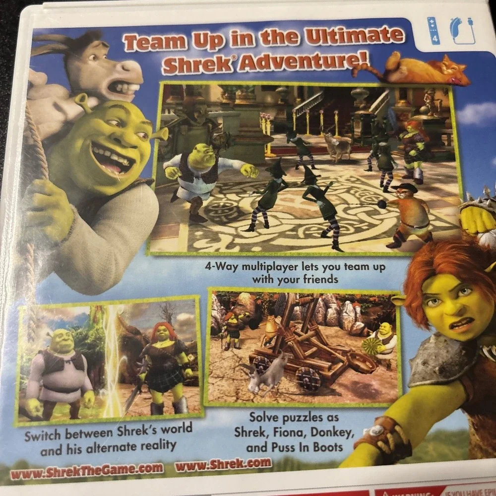 Shrek Forever After: The Final Chapter (Nintendo Wii, 2010) UNTESTED
